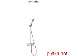 27103000  Raindance Showerpipe 180, верхний душ с однорычажным cмесителем EcoSmart для ванны, держатель 350 мм, ½’